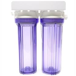 2 Clear Canisters for RO Add on OR Dual Reactor