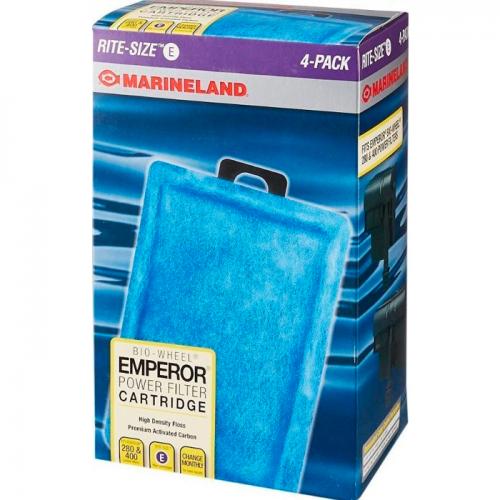 MarineLand Rite Size E - Emperor 280/400 Filter Cartridges [4 pk] 1