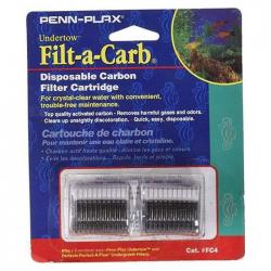 Penn Plax Filt-a-Carb Undertow & Perfect-A-Flow Carbon Undergravel Filter Cartridge - 2 pk