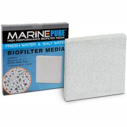 MarinePure BioFilter Media Plate [8 in. x 8 in. x 1 in.]