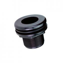 Lifegard 1/2 in. Slip (on flange side)  x Threaded Bulkhead - Requires 1 1/8 in. hole