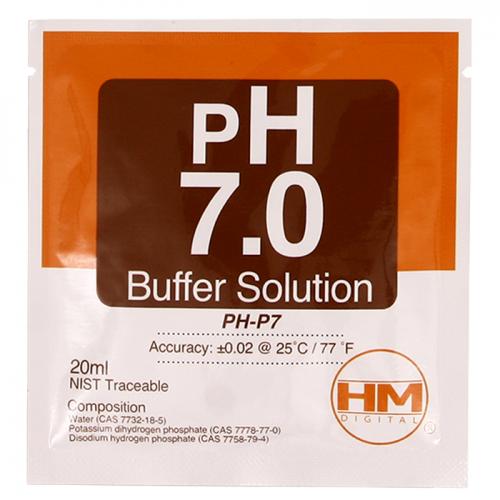 HM Digital pH 7.0 Buffer Solution [20 pk] 2