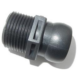 Lifegard 1/2 in. MPT Connector for Flexible Ball-Socket Joint Tubing