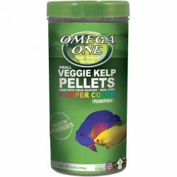 Omega One Floating Veggie Kelp Pellets - 3mm Small Size [184 g]