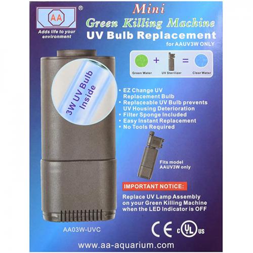 AA Green Killing Machine Replacement UV Bulb [3 Watt] 2
