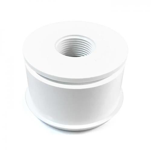 Aqua UV Union Half, 3/4 in. Reducer Bushing, Without Thread, with O-Ring [White] 1