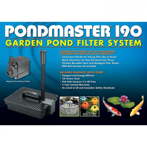 Danner Pondmaster PMK190 Pump & Filter [190 gph] 1
