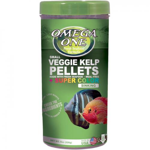 Omega One Sinking Veggie Kelp Pellets - 2mm Small Size [226 g] 1