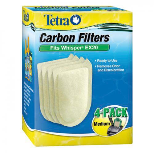 Whisper® EX Carbon Filter Replacement Cartridges - Medium [4 Pk] 1